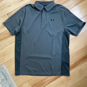 Under Armour Men's Gray Polo Shirt
